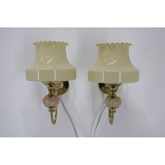 Image 1 of Pair of vintage wall lamp, Czechoslovakia 1970
