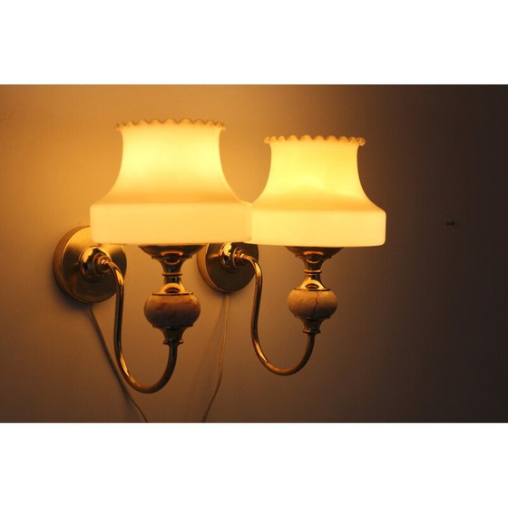 Image 1 of Pair of vintage wall lamp, Czechoslovakia 1970