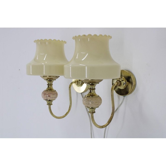 Image 1 of Pair of vintage wall lamp, Czechoslovakia 1970