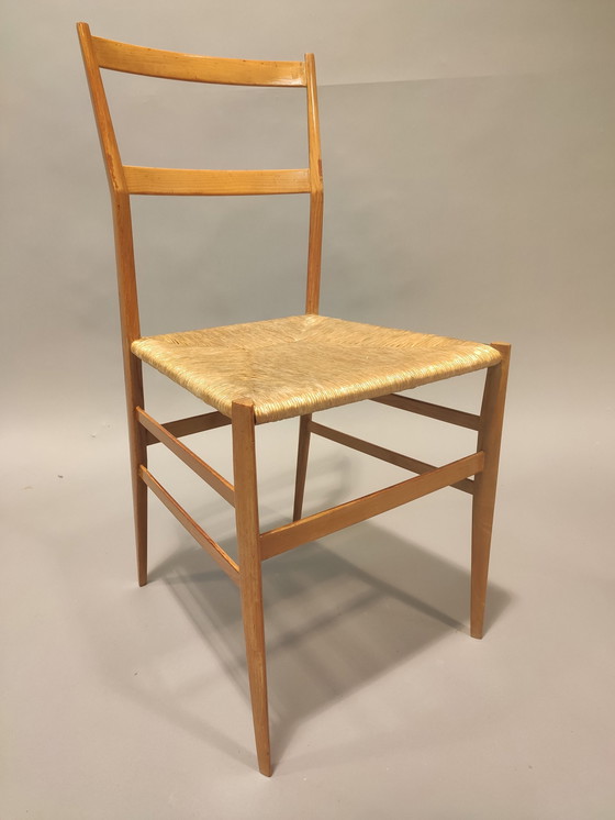 Image 1 of 4x Gio Ponti Superleggera stoelen