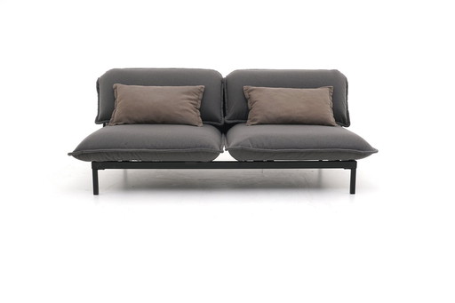 Rolf Benz 340 Nova relax sofa couch sofa bed gray fabric exhibition piece