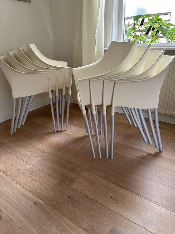 Image 1 of 8x Kartell Dr. NO chairs designed by Philippe Starck