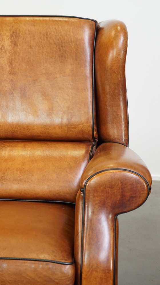 Image 1 of 2 X Large Sheep Leather Ear Armchair