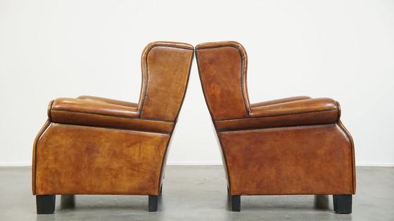 Image 1 of 2 X Large Sheep Leather Ear Armchair