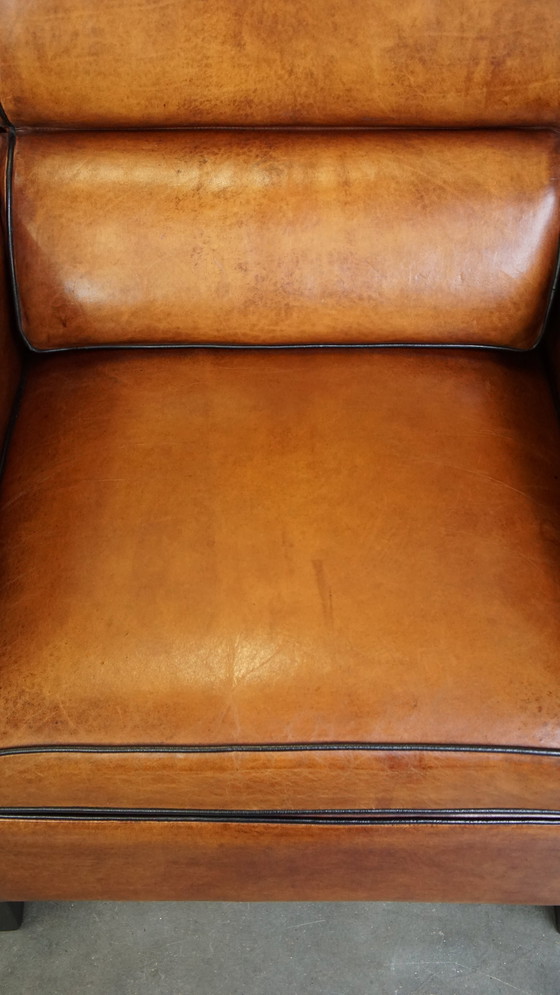 Image 1 of 2 X Large Sheep Leather Ear Armchair