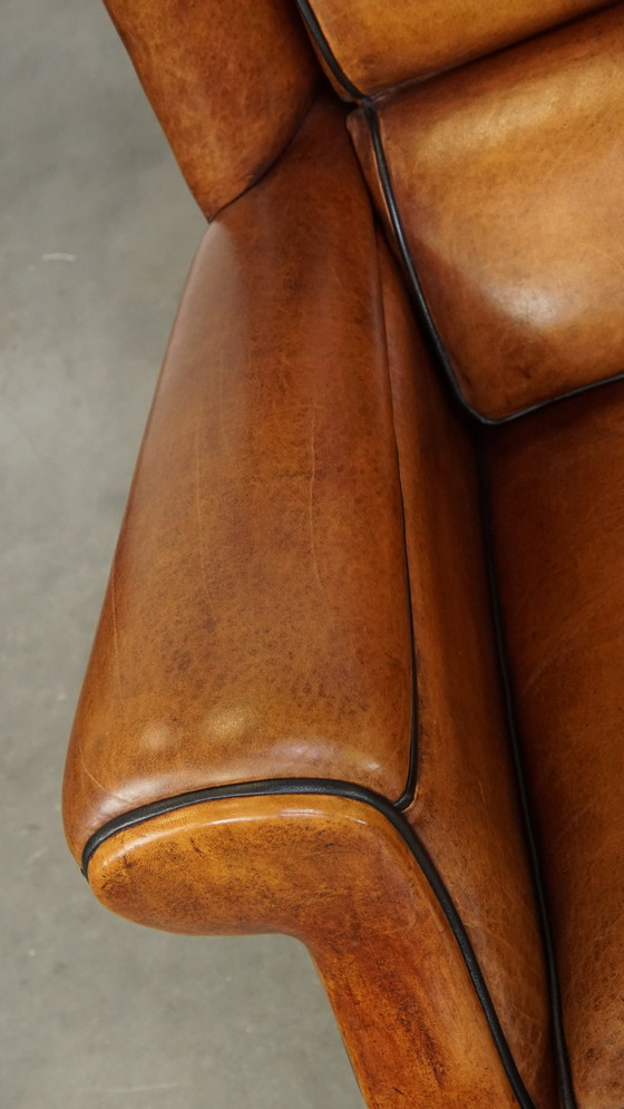 Image 1 of 2 X Large Sheep Leather Ear Armchair