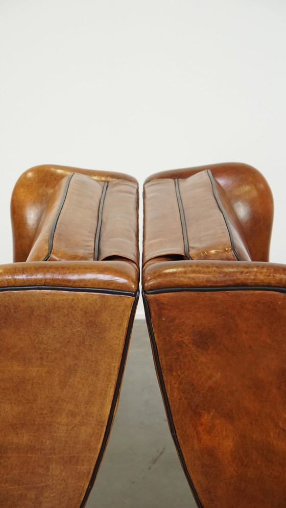 Image 1 of 2 X Large Sheep Leather Ear Armchair