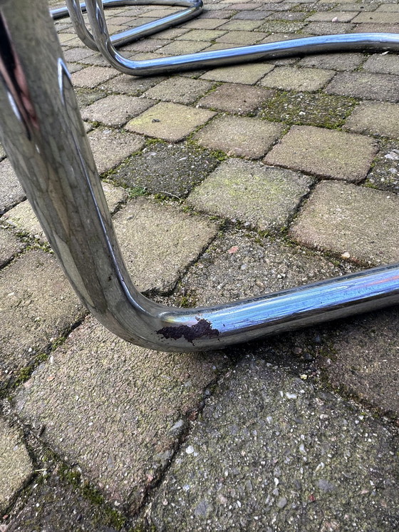 Image 1 of 2x chaise chromée vintage