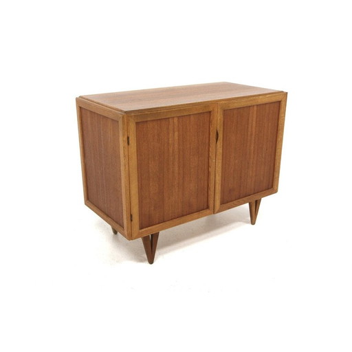Vintage oak and metal chest of drawers by Bengt Ruda for Möbel-Iikéa, Sweden 1969