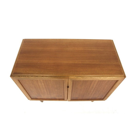 Image 1 of Vintage oak and metal chest of drawers by Bengt Ruda for Möbel-Iikéa, Sweden 1969