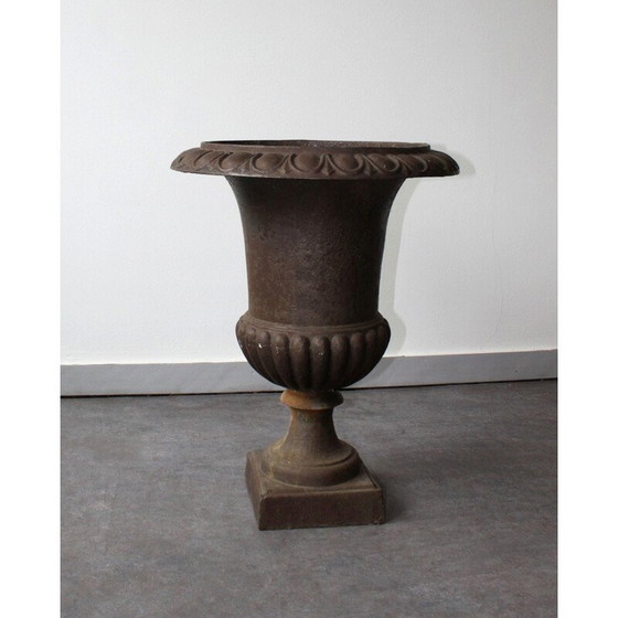 Image 1 of Vintage cast iron planter, France