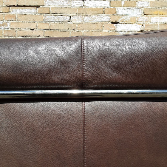 Image 1 of 2x Fauteuils Natuzzi Marron / Rouge