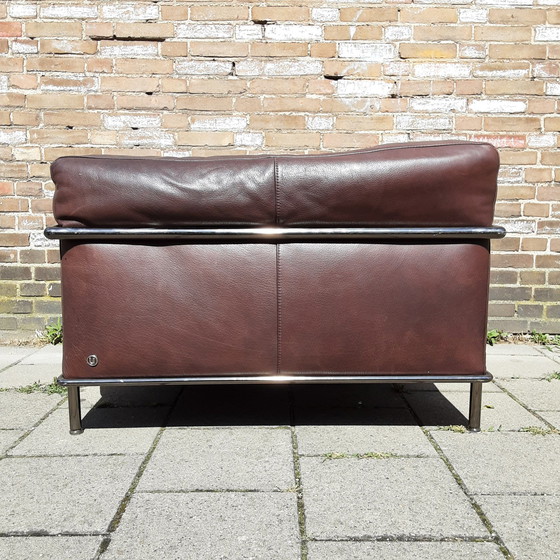 Image 1 of 2x Fauteuils Natuzzi Marron / Rouge