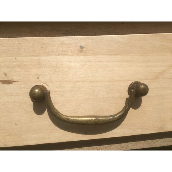 Image 1 of Vintage farm table in beech and cherry wood