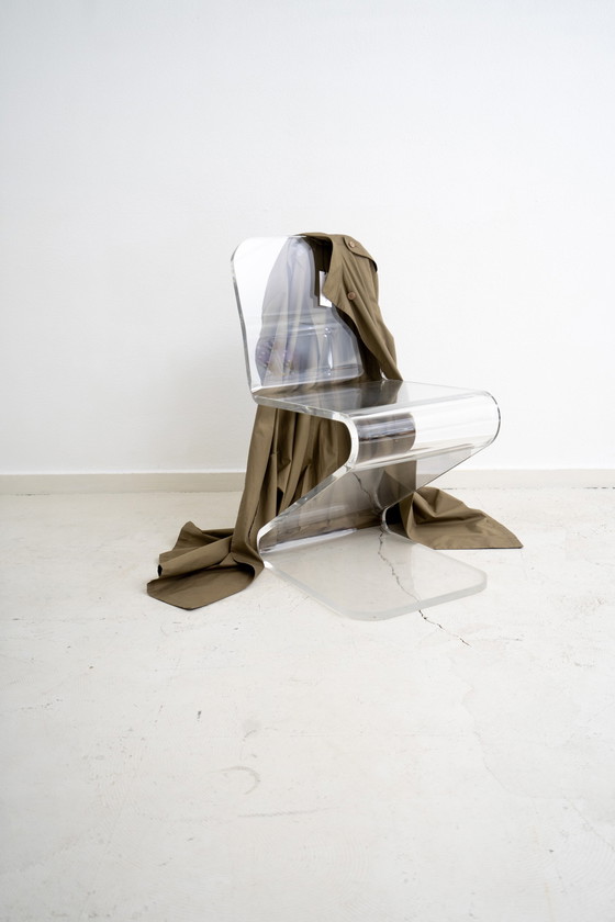 Image 1 of Zigzag plexiglass chair 