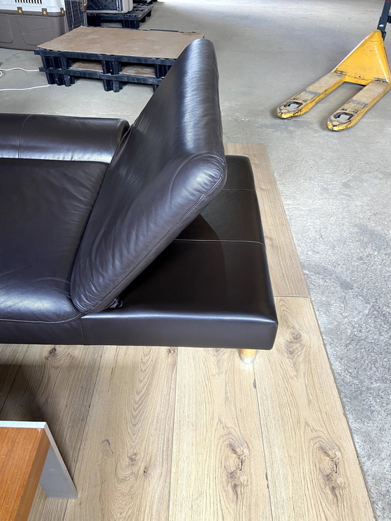 Image 1 of Willi Schillig leather sofa Loop with adjustable backrests