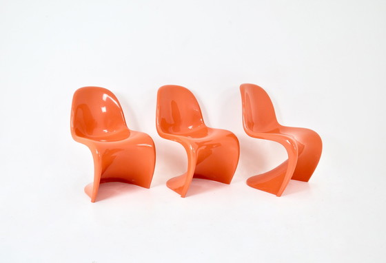 Image 1 of Panton chairs by Verner Panton for Herman Miller / Felhbaum, 1970s