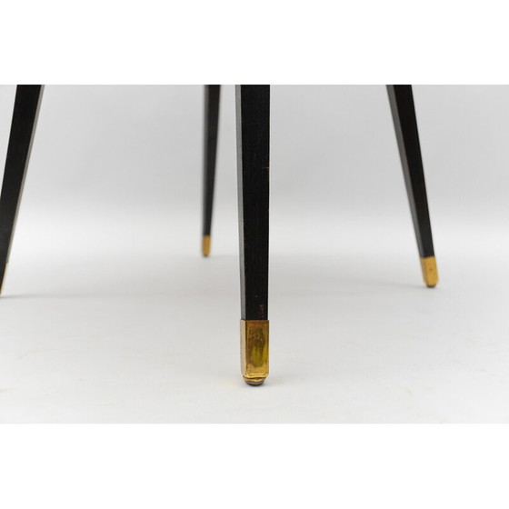 Image 1 of Vintage modern brass game table, Italy 1950