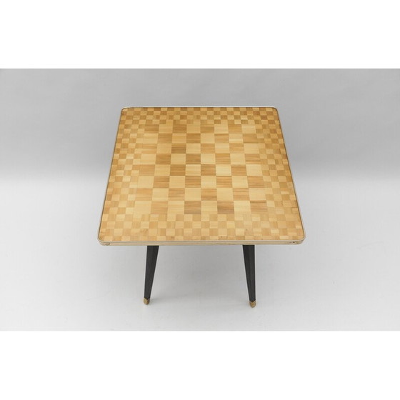 Image 1 of Vintage modern brass game table, Italy 1950