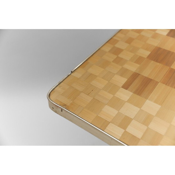 Image 1 of Vintage modern brass game table, Italy 1950