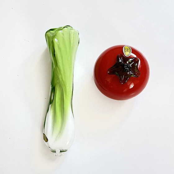 Image 1 of Vintage Murano glass leek, Germany 1970