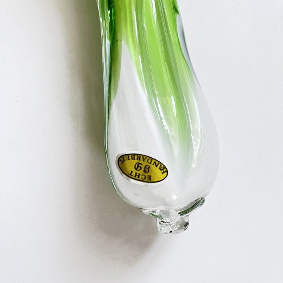 Image 1 of Vintage Murano glass leek, Germany 1970