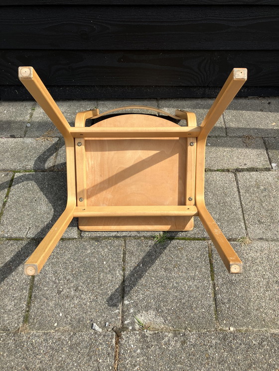 Image 1 of 4x bentwood/plywood dining chairs