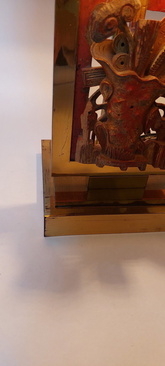 Image 1 of Mid-Century Brass Table Lamp