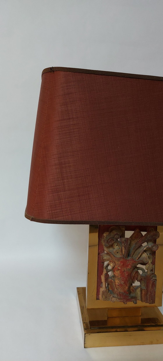 Image 1 of Mid-Century Brass Table Lamp