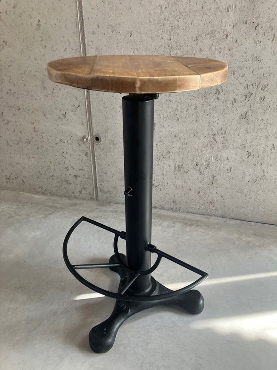 Image 1 of Vintage Industrial Singer Atelier Stool