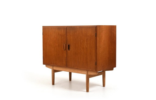 Teak & Oak Cabinet by Børge Mogensen for Søborg, 1950s