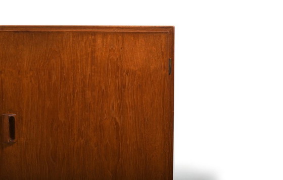 Image 1 of Teak & Oak Cabinet by Børge Mogensen for Søborg, 1950s