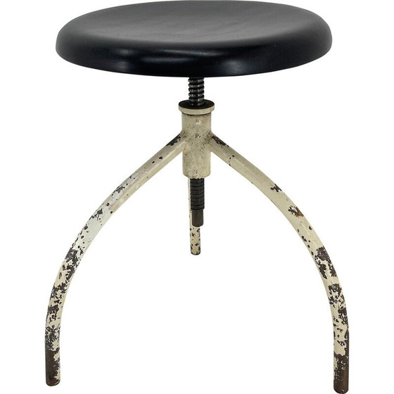 Image 1 of Vintage medical adjustable stool, 1950s