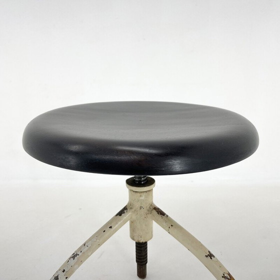 Image 1 of Vintage medical adjustable stool, 1950s
