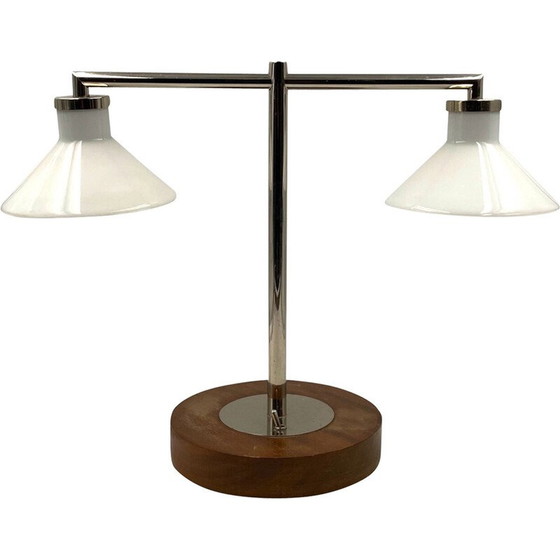 Image 1 of Vintage wooden table lamp, Europe 1950