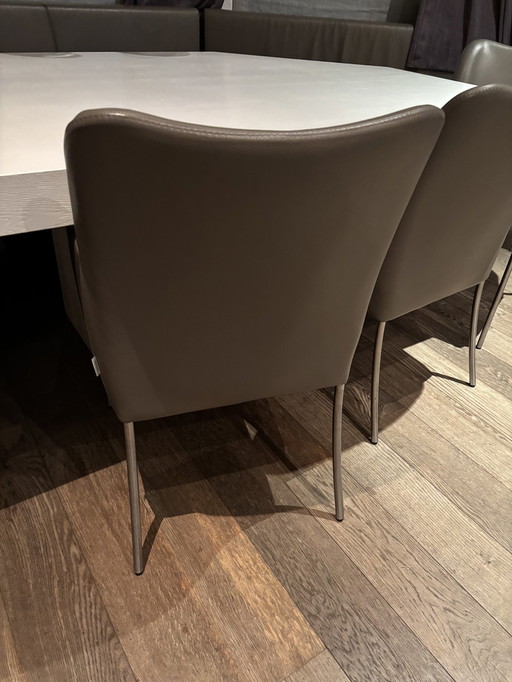 8X Bert Plantagie Dining Chairs