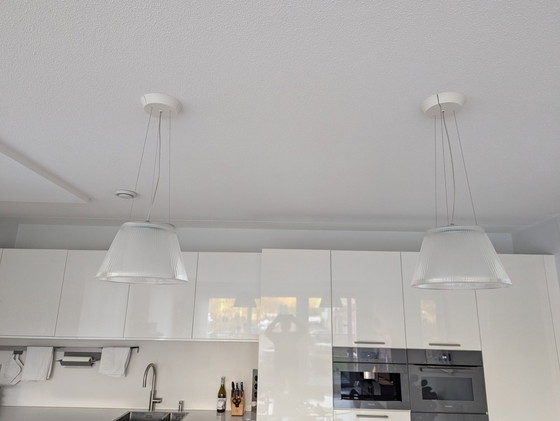 Image 1 of 2 X Flos Moon S1 Pendant Lamp Philippe Starck