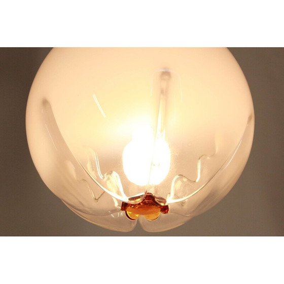 Image 1 of Vintage glass suspension by Mazzega 1970s