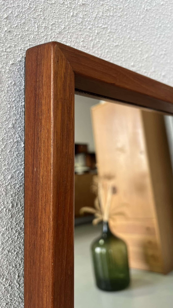 Image 1 of Danish mirror in teak