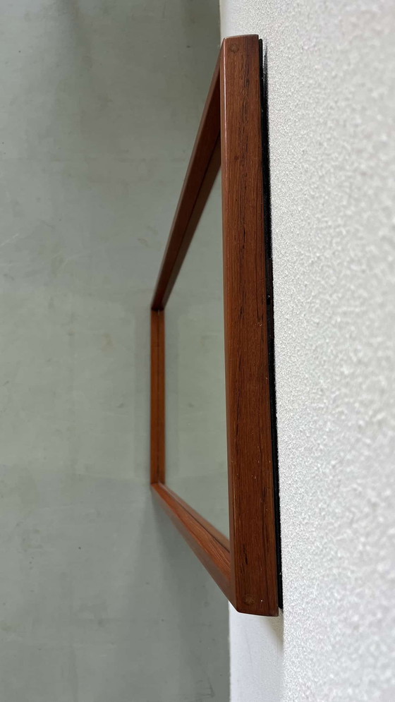 Image 1 of Danish mirror in teak