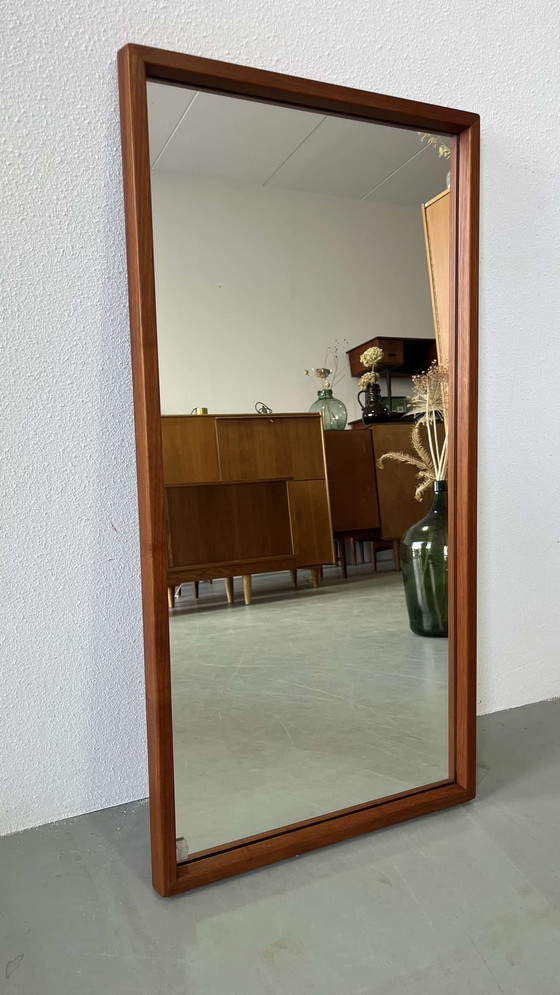 Image 1 of Danish mirror in teak