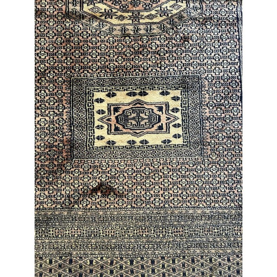 Image 1 of Vintage oriental rug in wool and silk, Pakistan 1970