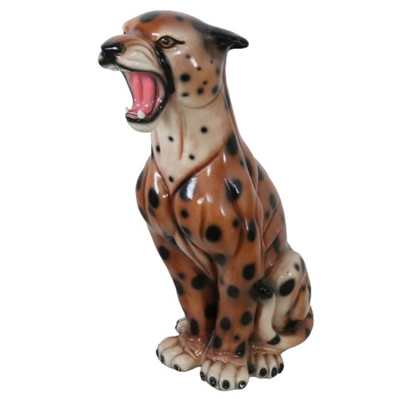 Image 1 of ceramic panther