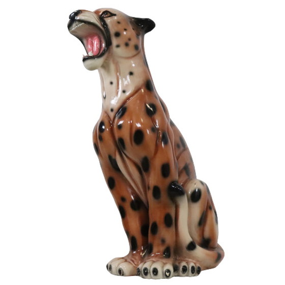 Image 1 of ceramic panther