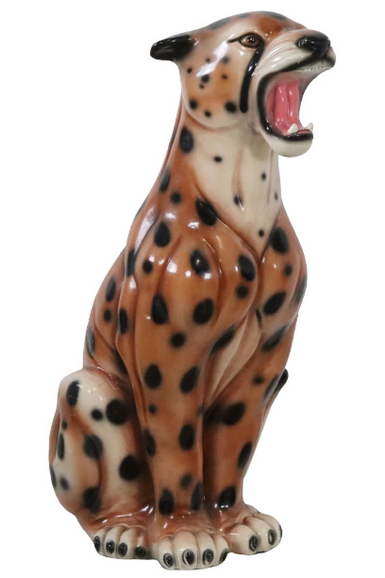 Image 1 of ceramic panther