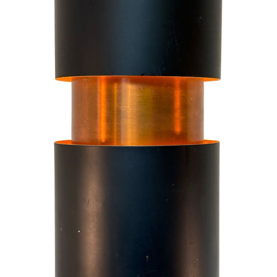 Image 1 of Fm Denmark - Ca. 1970’S - Pendant Light Including Canopy With Copper Center