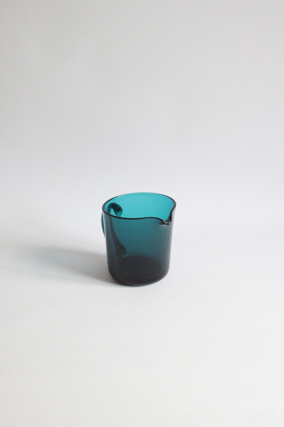 Image 1 of Nuutajarvi Glass Pitcher By Kai Franck, 1950S