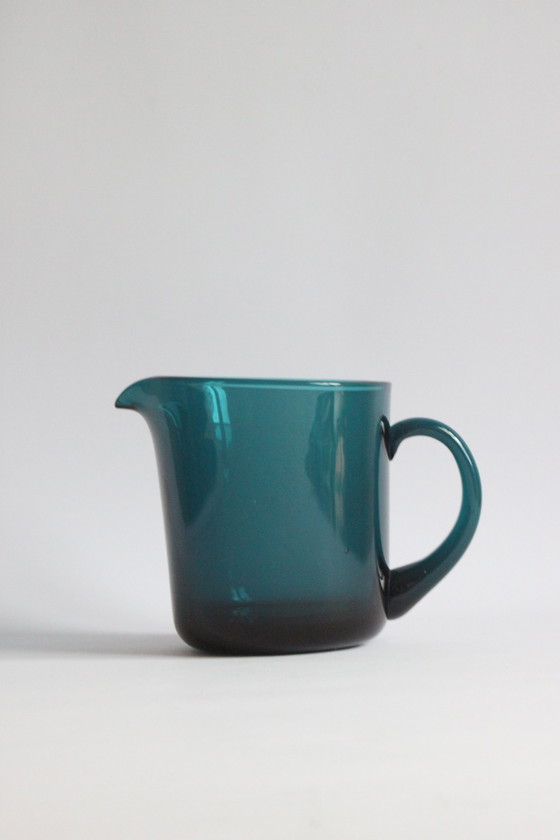 Image 1 of Nuutajarvi Glass Pitcher By Kai Franck, 1950S