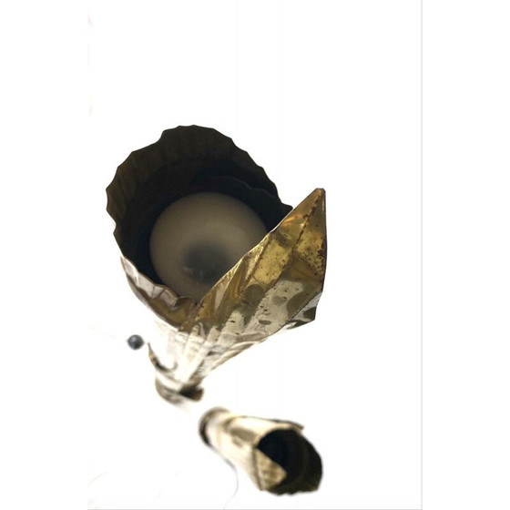 Image 1 of Coppia di lampade da terra vintage in ottone di Tommaso Barbi, 1970