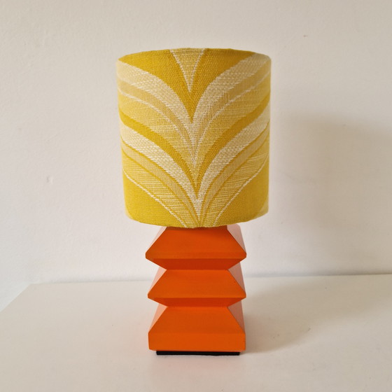 Image 1 of Orange / Yellow Lamp